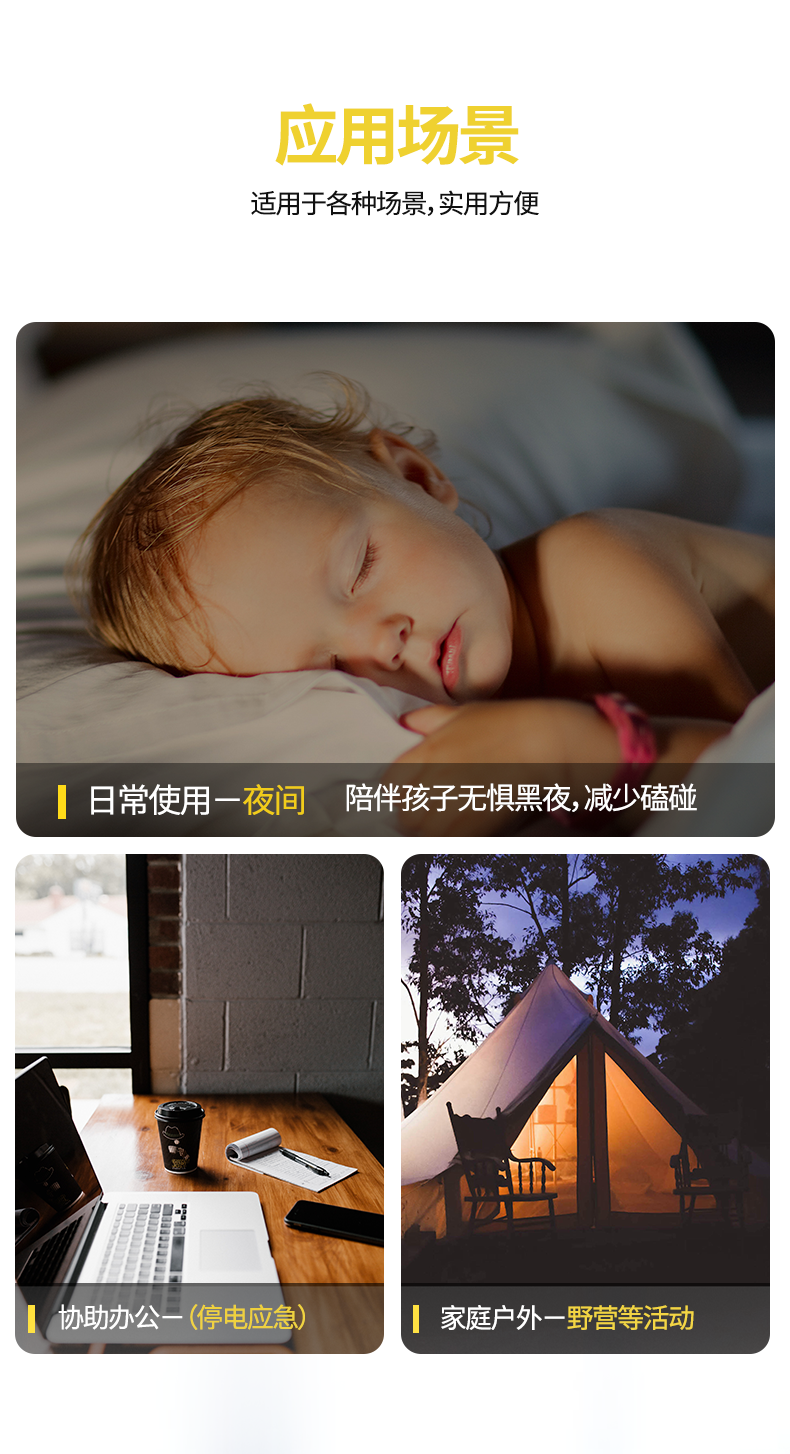 智能小夜燈的應用場景